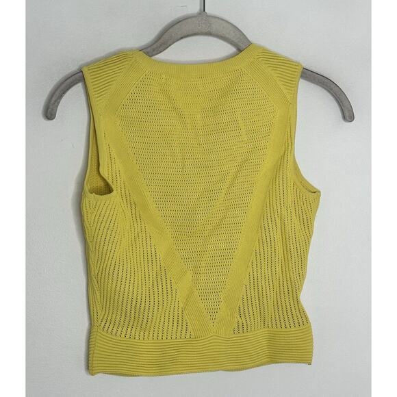 Rachel Zoe Women’s Crochet Yellow Knit Skirt Set 2-Piece Size Small - Picture 7 of 10